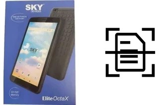 Escanear documento en un Sky-Devices Elite OctaX