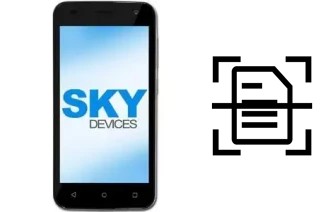 Escanear documento en un Sky-Devices Sky Elite 4-5P