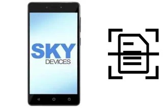 Escanear documento en un Sky-Devices Sky Elite 5-0P