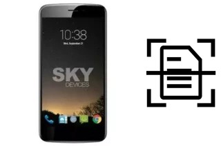 Escanear documento en un Sky-Devices Sky Elite 5-5L Plus