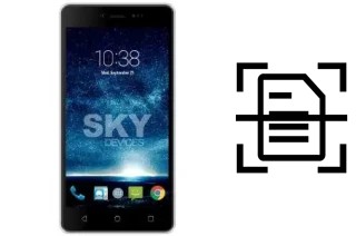 Escanear documento en un Sky-Devices Sky Fuego 5-0 Plus