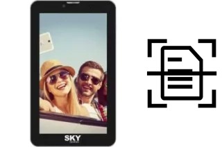 Escanear documento en un Sky-Devices SKY Platinum 7-0