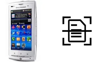 Escanear documento en un Sony Ericsson A8i