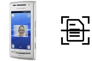 Escanear documento en un Sony Ericsson Xperia X8