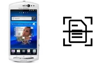 Escanear documento en un Sony Ericsson Xperia neo V