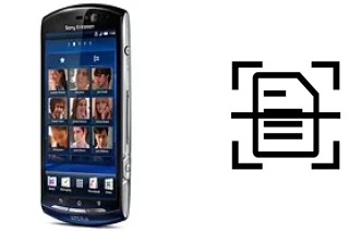 Escanear documento en un Sony Ericsson Xperia Neo