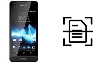 Escanear documento en un Sony Xperia SX SO-05D