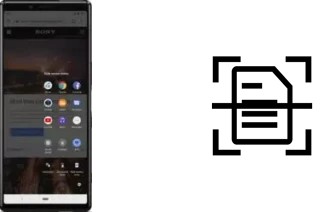 Escanear documento en un Sony Xperia 1