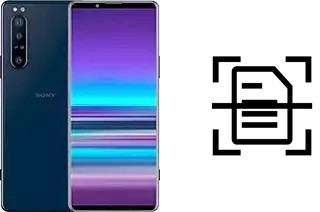 Escanear documento en un Sony Xperia 5 Plus
