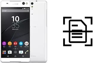 Escanear documento en un Sony Xperia C5 Ultra Dual