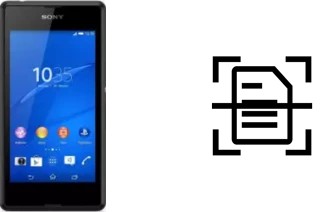 Escanear documento en un Sony Xperia E3 4G