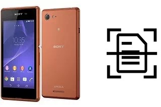 Escanear documento en un Sony Xperia E3 Dual