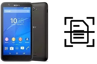 Escanear documento en un Sony Xperia E4