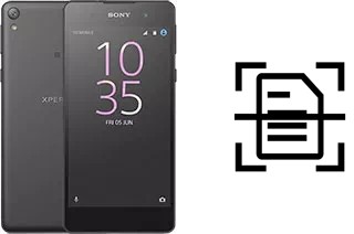 Escanear documento en un Sony Xperia E5