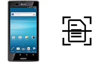 Escanear documento en un Sony Xperia ion LTE