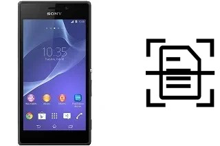 Escanear documento en un Sony Xperia M2