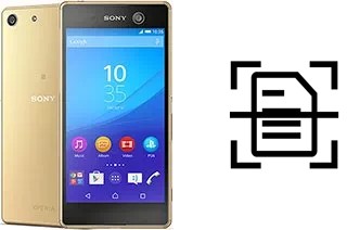 Escanear documento en un Sony Xperia M5