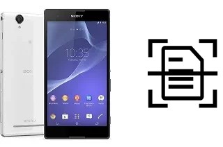 Escanear documento en un Sony Xperia T2 Ultra dual