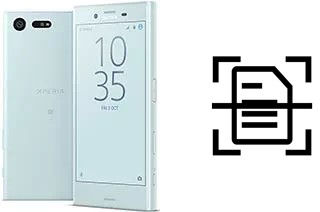 Escanear documento en un Sony Xperia X Compact