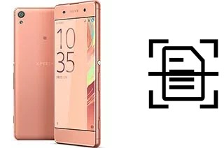 Escanear documento en un Sony Xperia XA