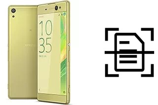 Escanear documento en un Sony Xperia XA Ultra