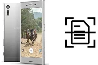 Escanear documento en un Sony Xperia XZ