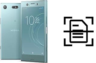 Escanear documento en un Sony Xperia XZ1 Compact