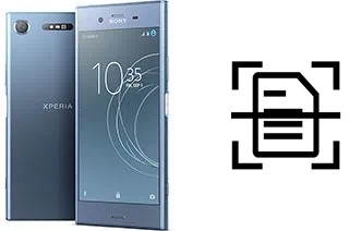 Escanear documento en un Sony Xperia XZ1