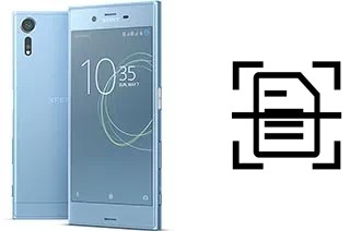 Escanear documento en un Sony Xperia XZs