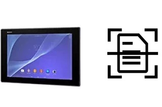 Escanear documento en un Sony Xperia Z2 Tablet LTE