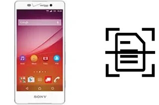 Escanear documento en un Sony Xperia Z4v