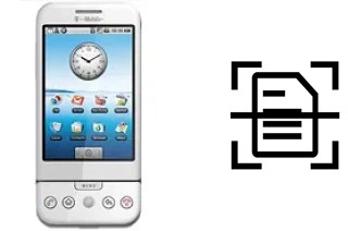 Escanear documento en un T-Mobile G1