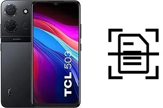 Escanear documento en un TCL 503