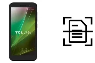 Escanear documento en un TCL L5 GO