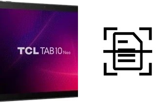 Escanear documento en un TCL Tab10 Neo