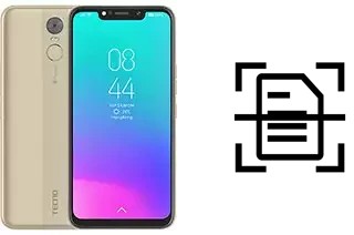 Escanear documento en un Tecno Pouvoir 3
