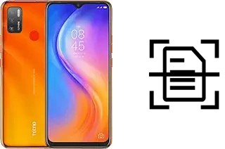 Escanear documento en un TECNO Spark 5 Air