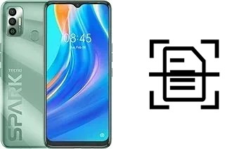 Escanear documento en un Tecno Spark 7