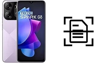 Escanear documento en un Tecno Spark Go 2023