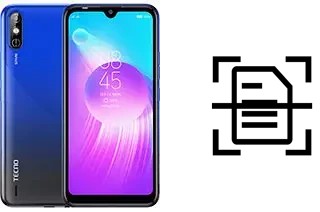 Escanear documento en un Tecno Spark Go
