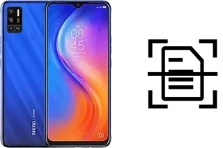 Escanear documento en un Tecno Spark 6 Air