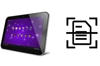 Escanear documento en un Toshiba Excite 10 SE