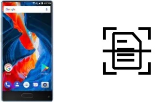 Escanear documento en un Ulefone Mix
