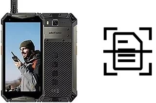 Escanear documento en un Ulefone Power Armor 20WT