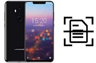 Escanear documento en un UMIDIGI Z2 Pro