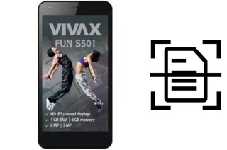 Escanear documento en un Vivax Fun S501