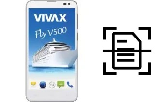 Escanear documento en un Vivax Smart Fly V500