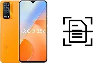 Escanear documento en un vivo iQOO Z5x