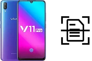 Escanear documento en un vivo V11 (V11 Pro)