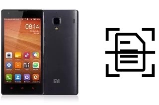 Escanear documento en un Xiaomi Redmi 1S